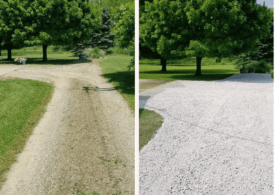 Driveway Construction Lapeer County MI – Before & After Image 14