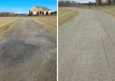 Driveway Construction Lapeer County MI – Before & After Image 3