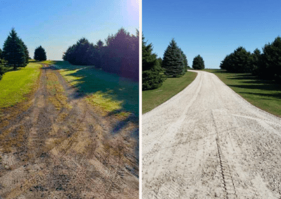 Driveway Construction Lapeer County MI – Before & After Image 4