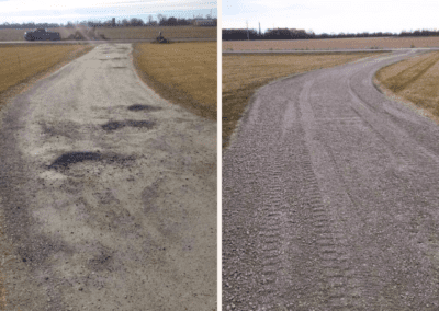 Driveway Construction Lapeer County MI – Before & After Image 7