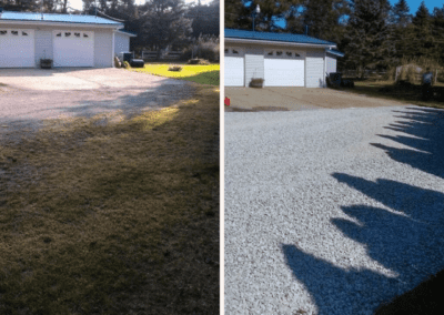 Driveway Construction Lapeer County MI – Before & After Image 9