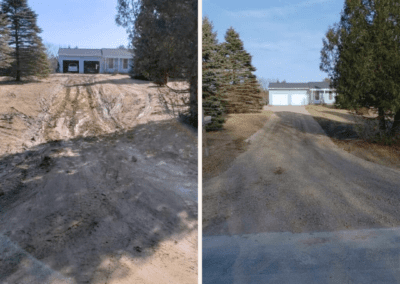 Driveway Construction Lapeer County MI – Before & After Image 12